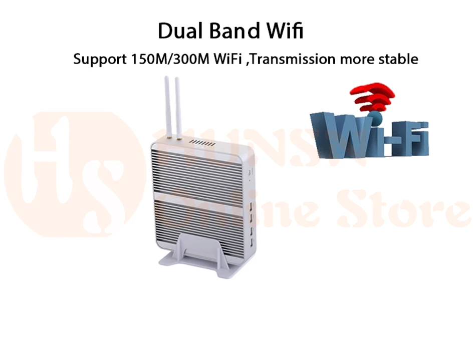 Fanless Mini PC I3 7100U I5 7200U I5 8250U HUNSN BM07 (3)