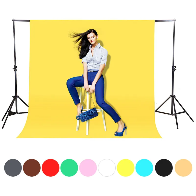 

1.6X2/3M Photography Background Photo Studio Green Screen ChromaKey Backdrops Non Woven Photo Background Cheap Photo Accessory