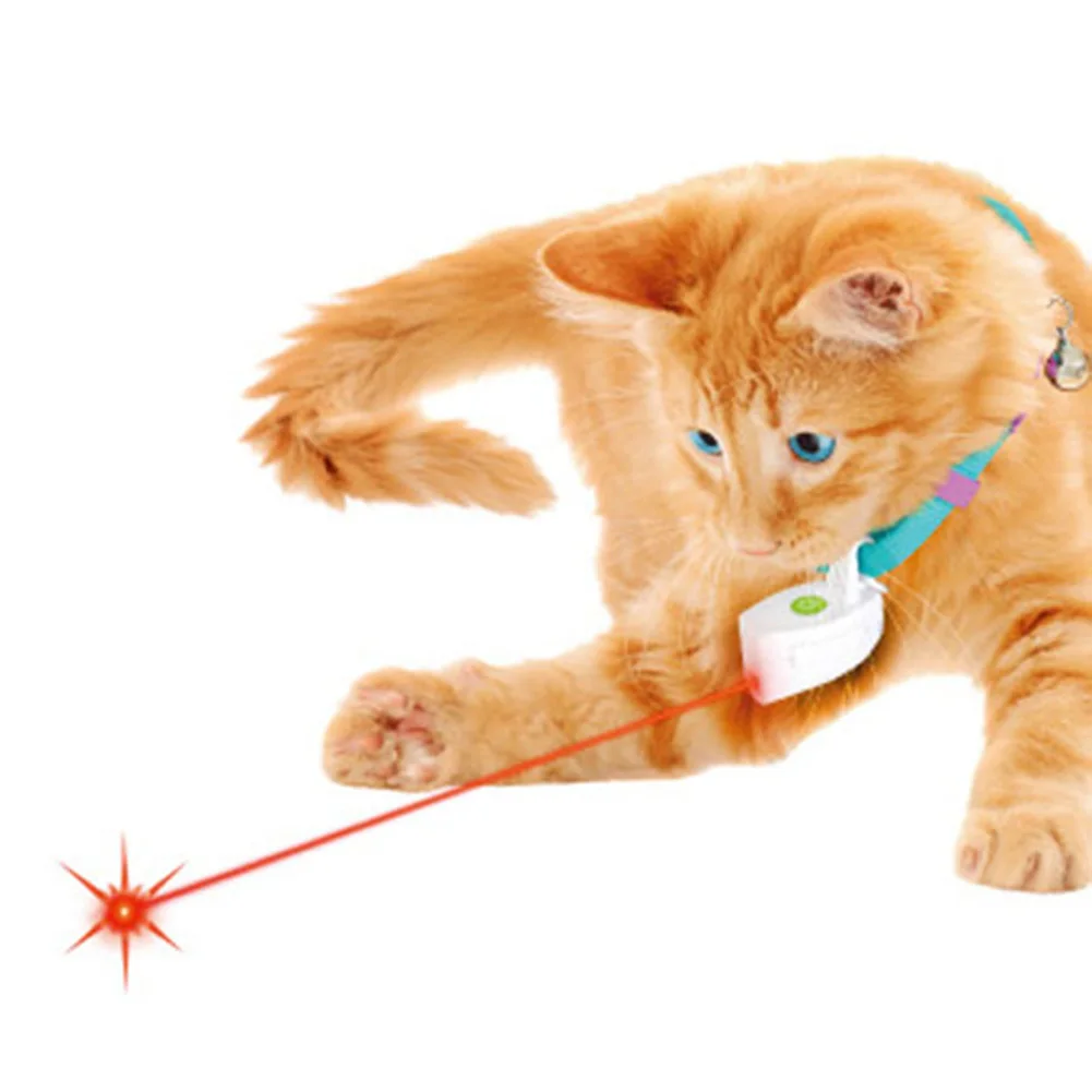 Hanging Neck Laser Tease Cat Dog Pen Creative and Funny Pet Cat Toys
