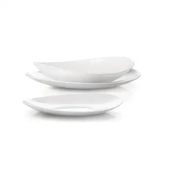 

OFFER SERVICE PLATES PROMETHEUS WHITE BORMIOLI X 6 PEOPLE 18 PIECES
