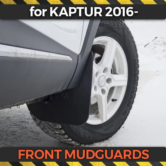 

Mudguards for Renault Kaptur 2016- on front wheels trim accessories mud flaps broad splash guards mud car styling