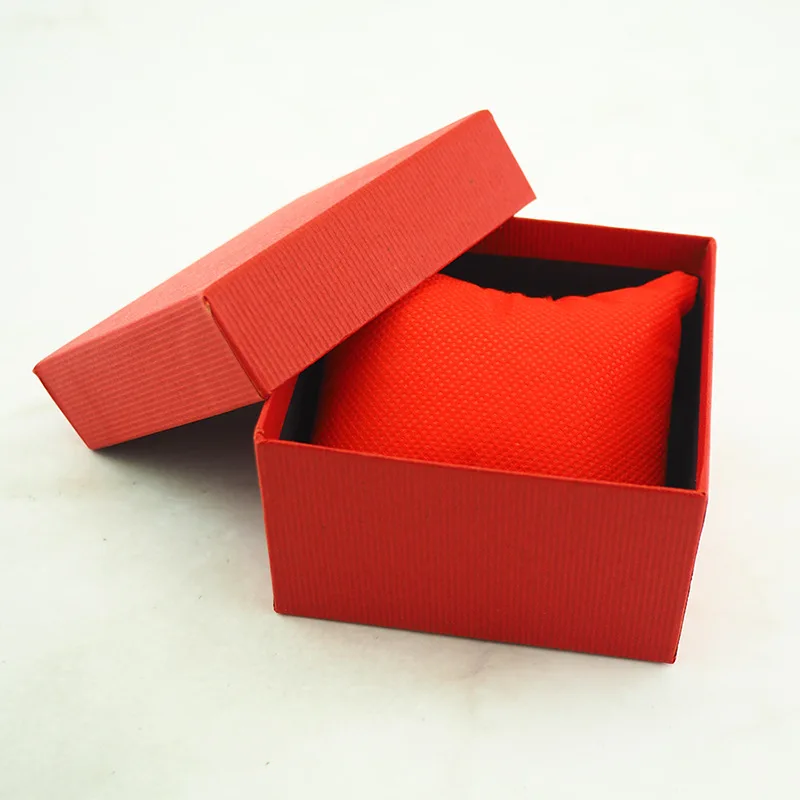 DoreenBeads бумажная шкатулка для часов, синий, красный, черный цвет, для часов, подарочная упаковка и дисплей,, 88,5*82*55 мм, 1 штука