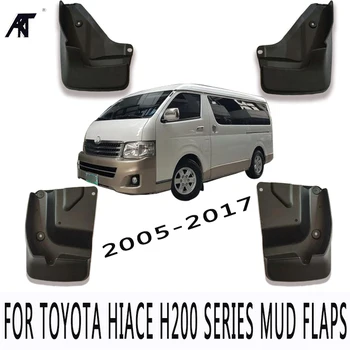 

4PCS/SET Splash Guard Mud Flaps for Toyota Hiace H200 Series 2005-2017 Mud Flaps Front &Rear