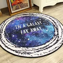 80x80 см galaxy Star ковров Декоративные Гостиная Нескользящие коврик стул коврик крытый бытовой