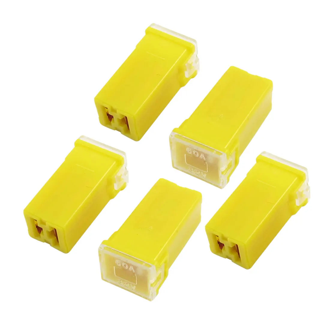 X Autohaux Yellow 60A 32V J Case Female Plug In Blade Cartridge Pal