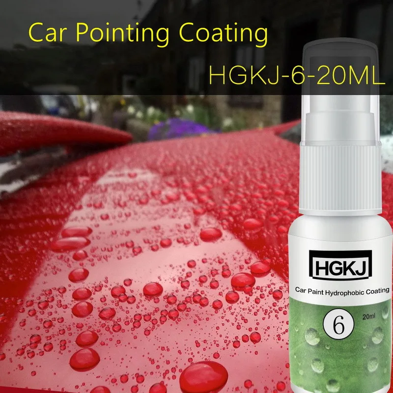 HGKJ-6 Car Paint Protecter Waterproof Rainproof Nano Hydrophobic Coating Auto Maintenance Accessories