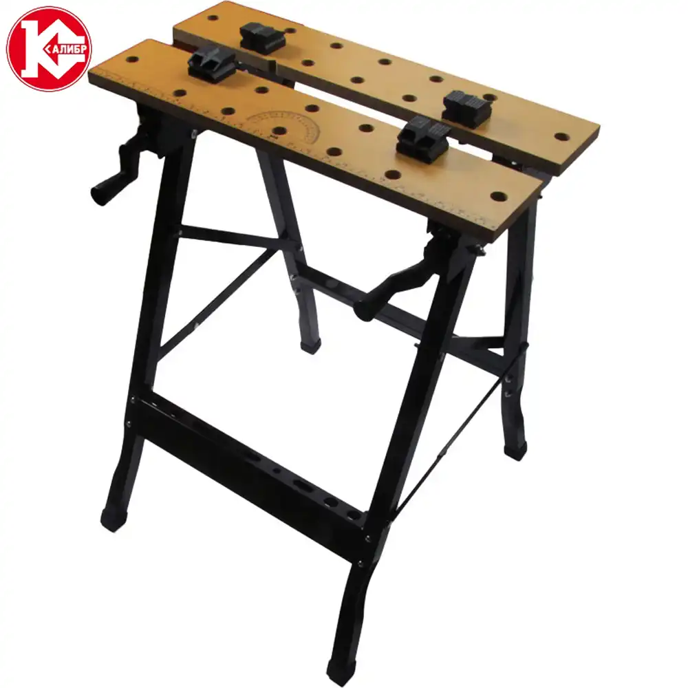 Kalibr Vusn 605 120 Folding Work Bench Steel Table Garage Portable