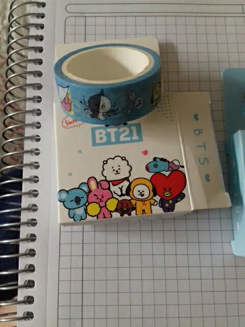 BT21 Cute Washi Paper Tape photo review