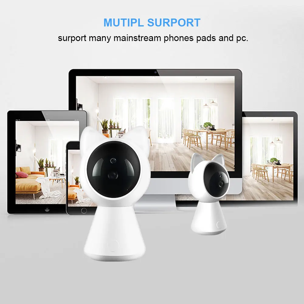Камера видеонаблюдения ET A280 Беспроводная с функцией ночной съемки HD Wi Fi 360
