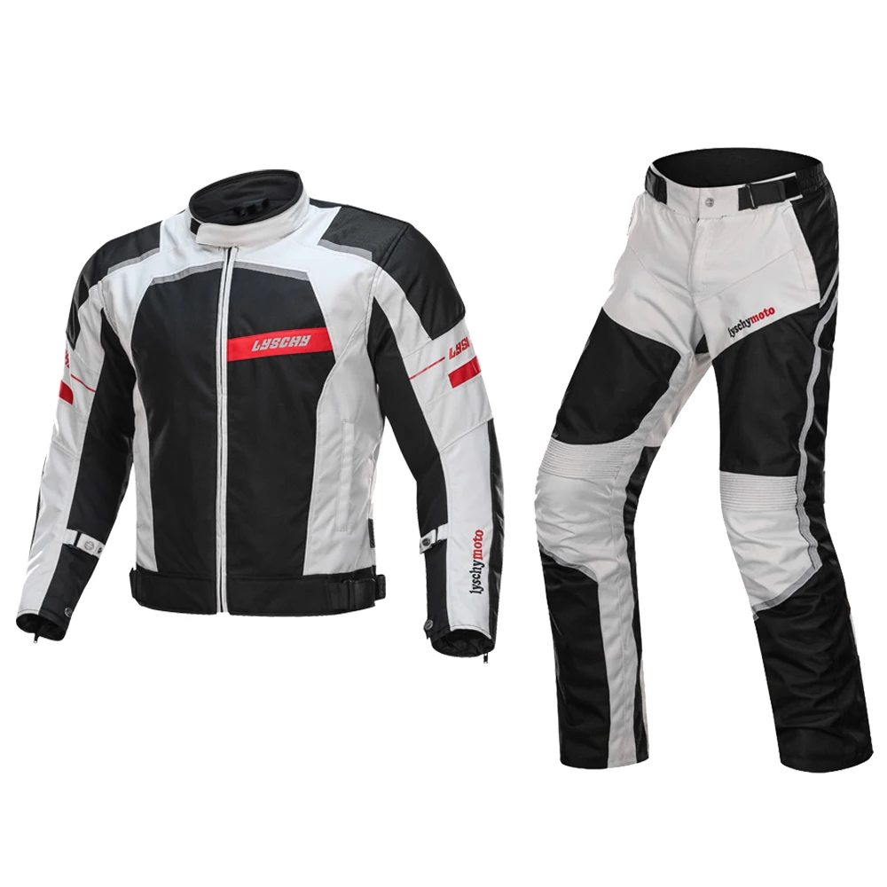 Brand LYSCHY Waterproof Motorcycle Jacket Motocross Suits Jacket&Pants
