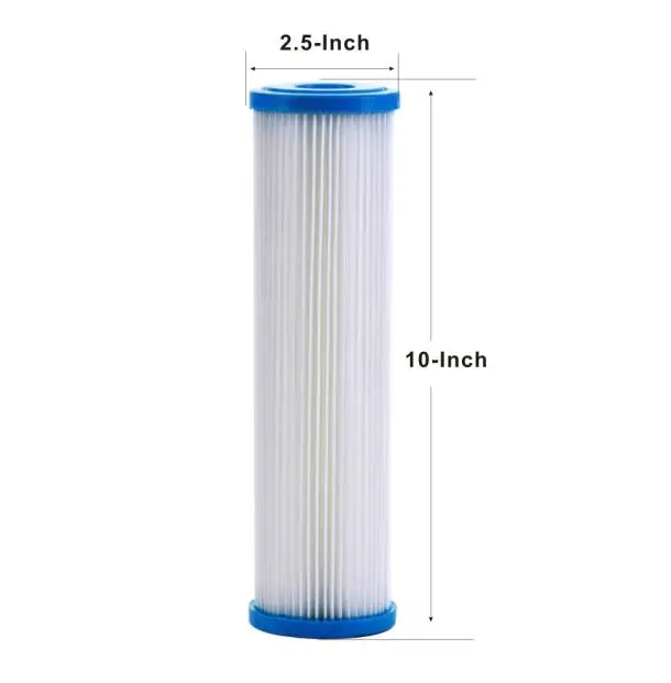 Sediment Melt Blown Water Filter Cartridge Standard 2.5x10/" 20 Micron 2 Pack