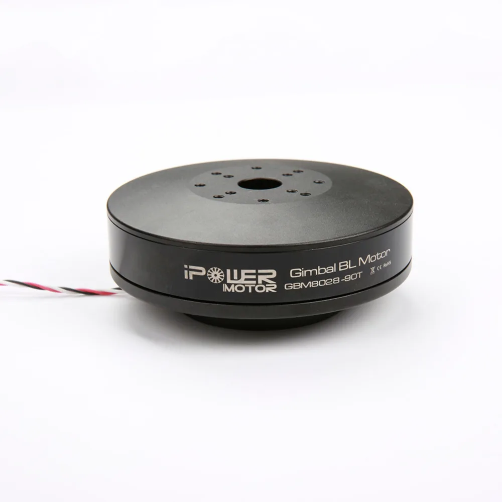 

iPower Motor GBM8028-90T Brushless Gimbal Motor with AS5048A encoder/slipring for Red Epic Black Magic Camera Brushless Gimbal