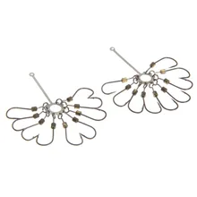 4 шт., Высокоуглеродистая сталь, взрывной джиг, крючок для ловли карпа, Колючая снасть, 9 крючков, пластина, возможность захвата, острые для рыболовных крючков B4