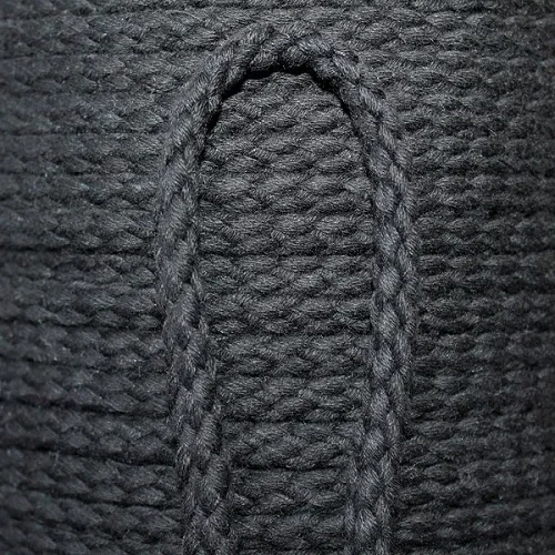 7 мм хлопковый шнур, 100 метров в рулоне, белый, черный, натуральные цвета, сделай сам, шитье, дизайн, ручная работа, веревка - Цвет: 7mm black 100 m.