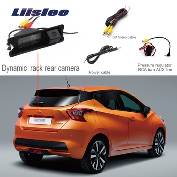 

Liislee For Nissan Micra March Rear View Camera Parking Reverse Backup Camera HD night vision waterproof car reversing camera