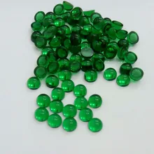 100 шт Круглые 3,0 мм-15 мм зеленые стеклянные драгоценные камни стеклянные бусины стеклянные камни кабошон