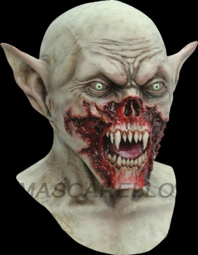 

Horror Vampire Mask Full Head Eco-friendly Material Latex Mask Scary Bat Mask for Halloween Party Trick Toys