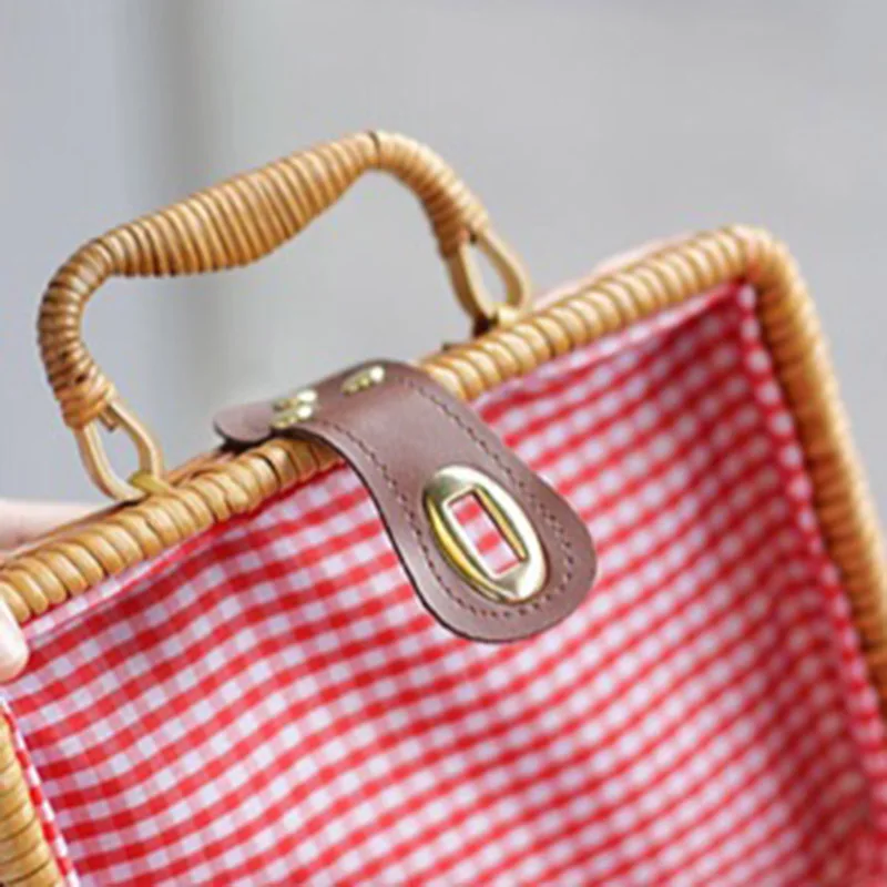 Women Vintage Ratten Bamboo Bags Bohemian Ladis Summer Beach Handbag Natural Knitted Female Bag Handmade Weave Tote SS3028 (16)