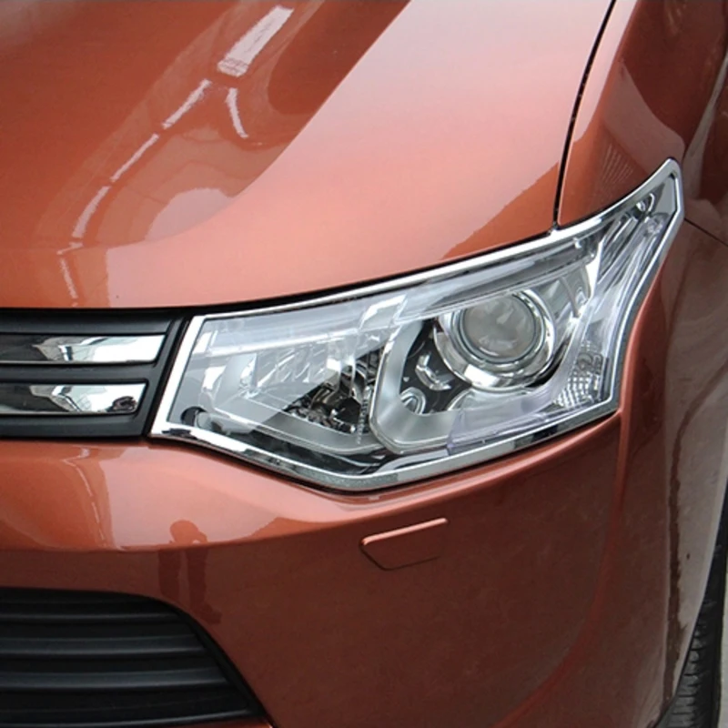 

Headlamp exterior durable auto decorative sticker strip protecter car styling accessories decoration 13 FOR Mitsubishi Outlander