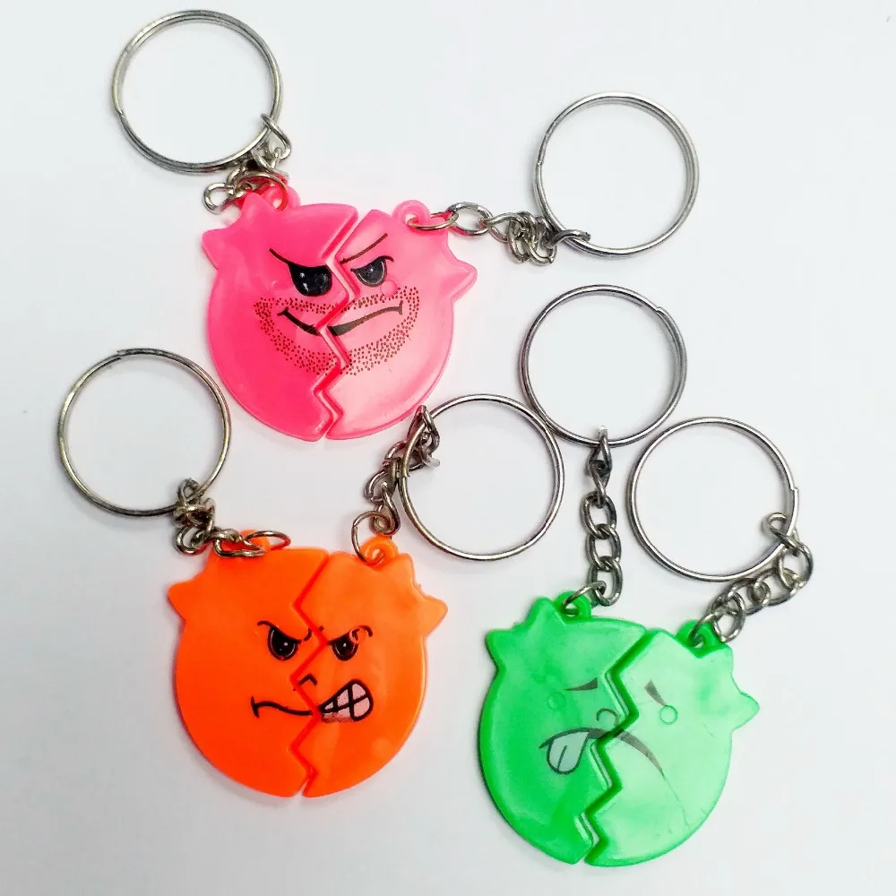 smile puzzle with keychain -     8g