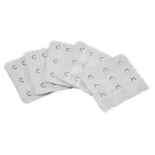 EAS 5 шт. бюстгальтер белый 3x3 Крючки удлинители мягкий удлинитель ремень