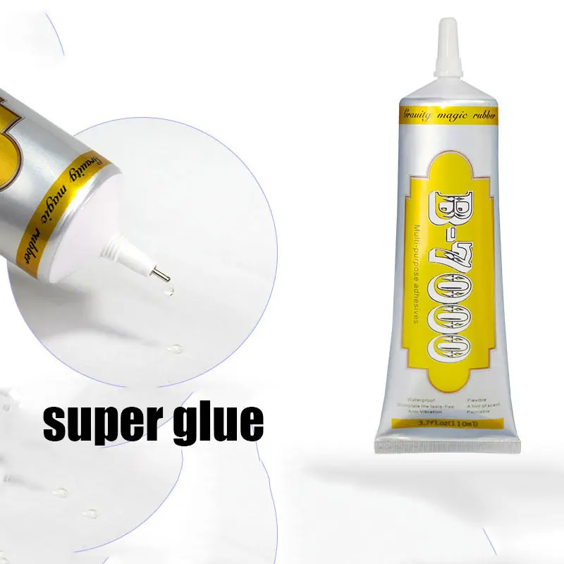 

1 Pc 50ml Superglue B-7000 Multipurpose Adhesive DIY Jewelry Rhinestone Crafts Nail Gel Frame Screen Glass Waterproof Colle