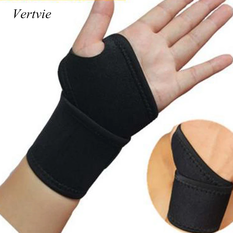 Vertvie Weight Lifting Adjustable Sport Wristband Gym Wrist Thumb