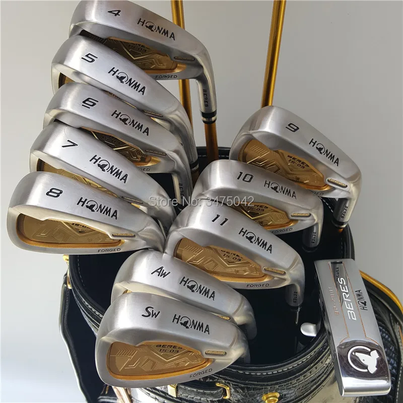 New Honma s-03 4 star GOLF irons clubs set 4-11Sw.Golf Clubs Aw Golf iron club Graphite Golf shaft R or S flex Free shipping