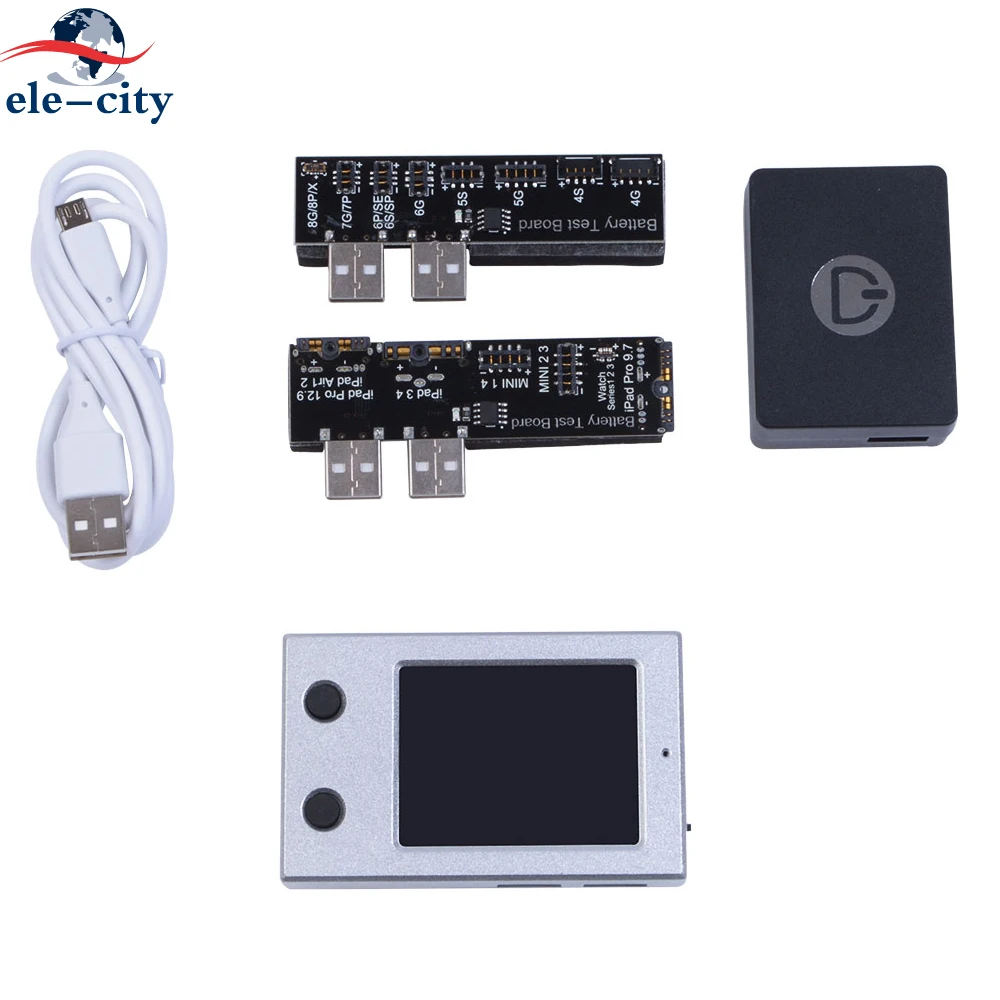 

2019 English Newest USB Cable Battery Tester for iPad iPhone 7 8 Plus X XS Max XR Battery Data Cable Checker a Key Clear Cycle