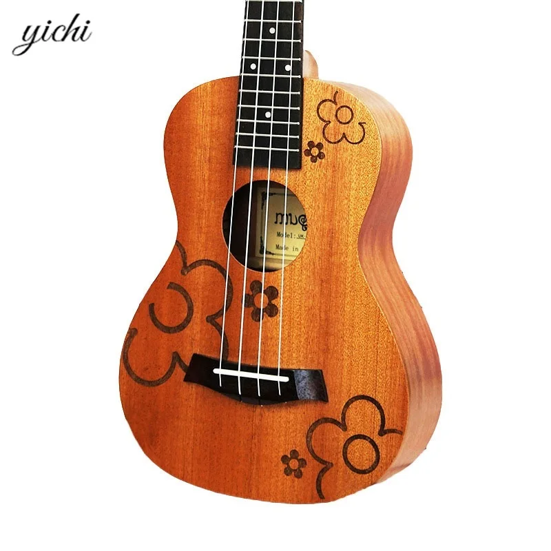 YICHI 21" 23"Ukulele Acoustic guitar Rosewood Fretboard 4 strings small