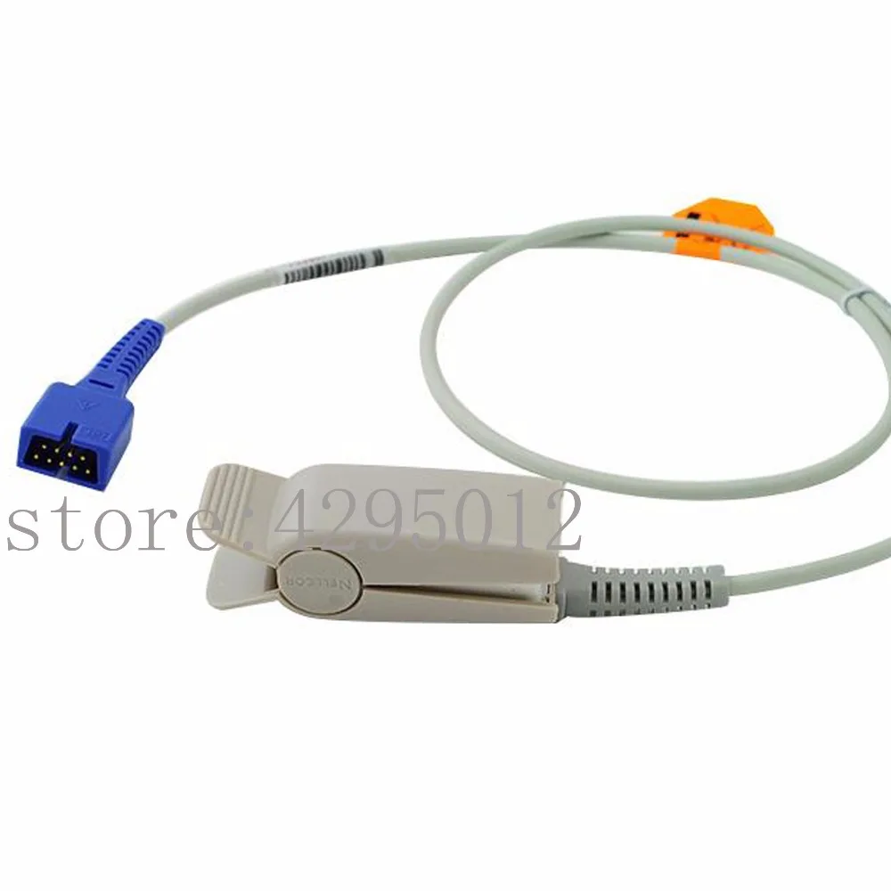 Nellcor DS-100A Oximax датчик spo2 с зажимом для пальца взрослых DB9 9-контактный разъем |