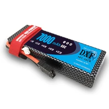 DXF 7.4V 7000mAh 60C Max 120C LiPo Battery Pack 2S HardCase For 1/8 1/10 RC Car Model TRX Slash Emaxx цена DXF 7.4V 7000mAh 60C Max 120C LiPo Battery Pack 2S HardCase For 1/8 1/10 RC Car Model TRX Slash Emaxx цены онлайн