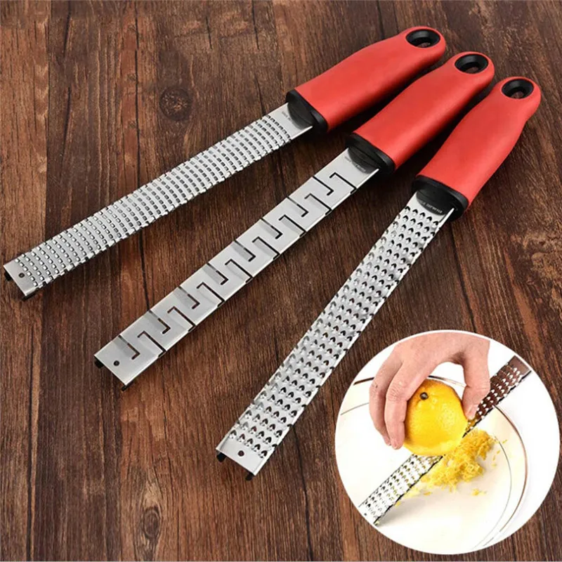 

Multifunctional Stainless Steel Cheese Grater Chocolate Butter Knife Lemon Zester / Non-slip Handle & Sturdy Blade