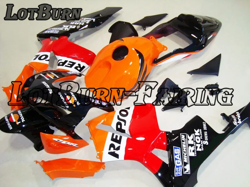 Мото обтекатель комплект пригодный для CBR600RR CBR600 CBR 600 RR 2003 2004 03 04 F5 ABS Пластиковые