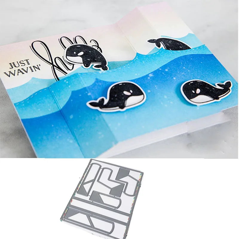 

Basic Fold Frame Metal Cutting Dies Stencils For DIY Scrapbooking Photo Album Decorative Embossing Paper Card Crafts Die Cut