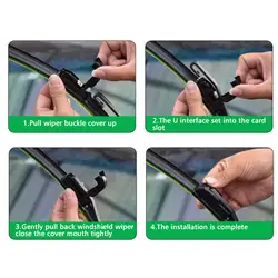 Стеклоочиститель Blade Wiper бар мягкий дополнение автомобильной выполненные прочный резиновый U-Тип
