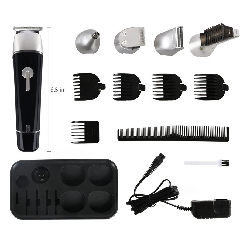 

New 5 in 1 Multifunctional Electric Hair Clipper Beard Trimmer Rechargeable Epilator Waterproof Tool Man Styling Shaving Machine