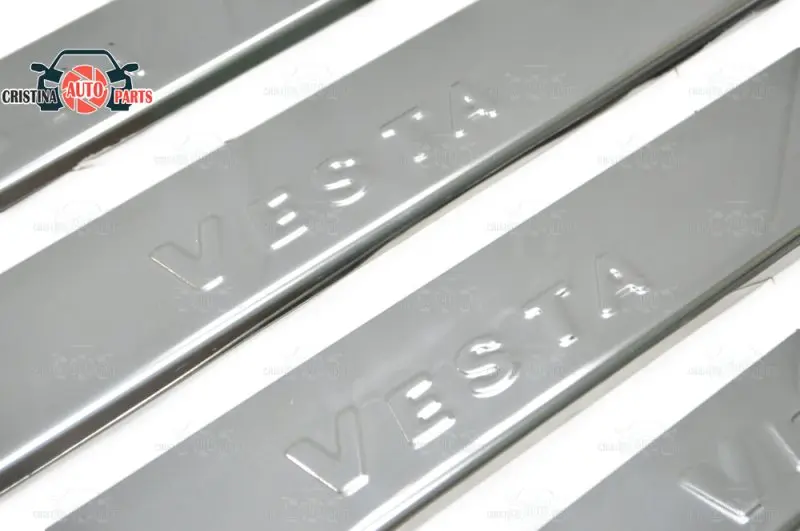 Najtaniej Drzwi parapety dla Lada Vesta SW SW krzyż 2017 ~ 2019 krok płyta wewnętrzna akcesoria wykończenia ochrona dekoracja samochodu znaczek