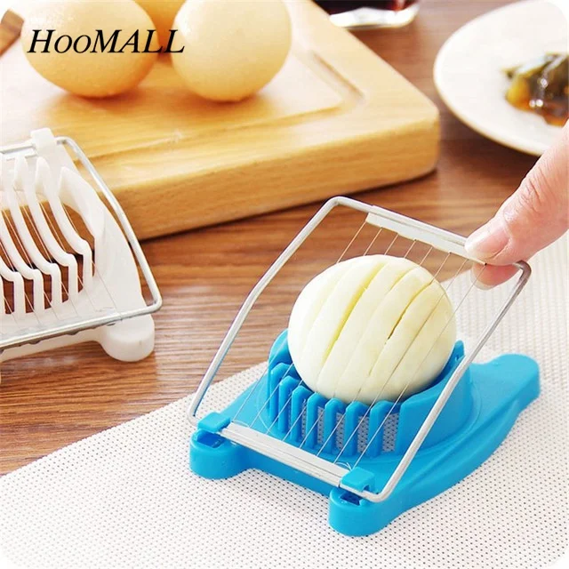 

Hoomall Boiled Egg Slicer Sectioner Multi Functional Cutter for Mushroom Tomato 10x3cm Mold Styling Flower Edges Kitchen Tools