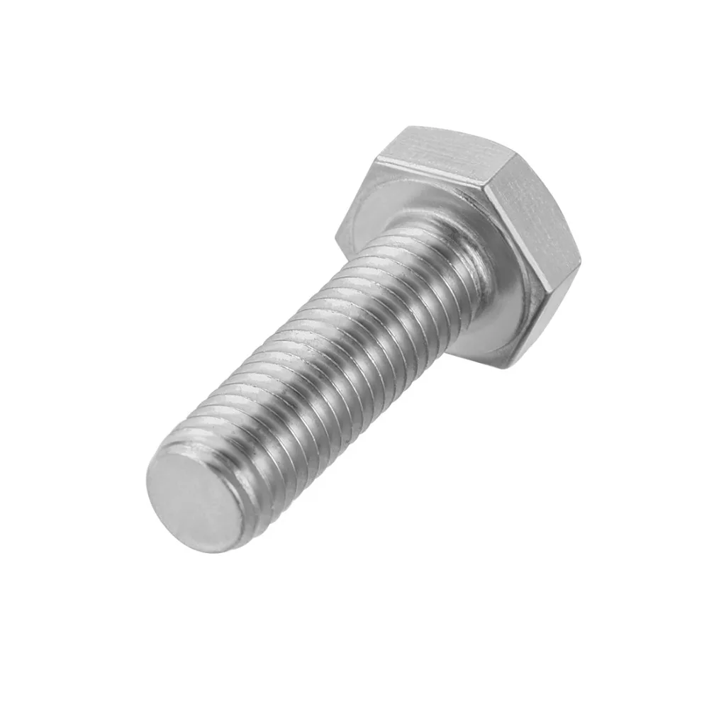

UXCELL M10 5Pcs Bolts Thread 40/45/55mm 304 Stainless Steel Hex Head Screws Bolts Fastener For Ship Assembly Office Appliance