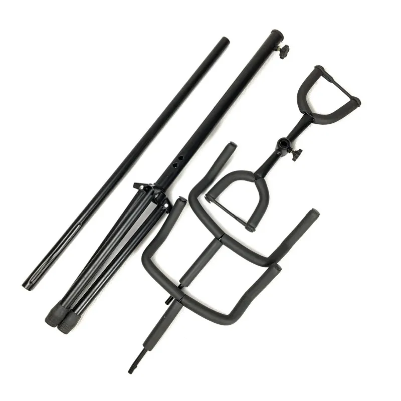  2 in 1 Guitar Stand Music Folding Stand Padded for Acoustic Electric Bass Guitar Studio Hanger