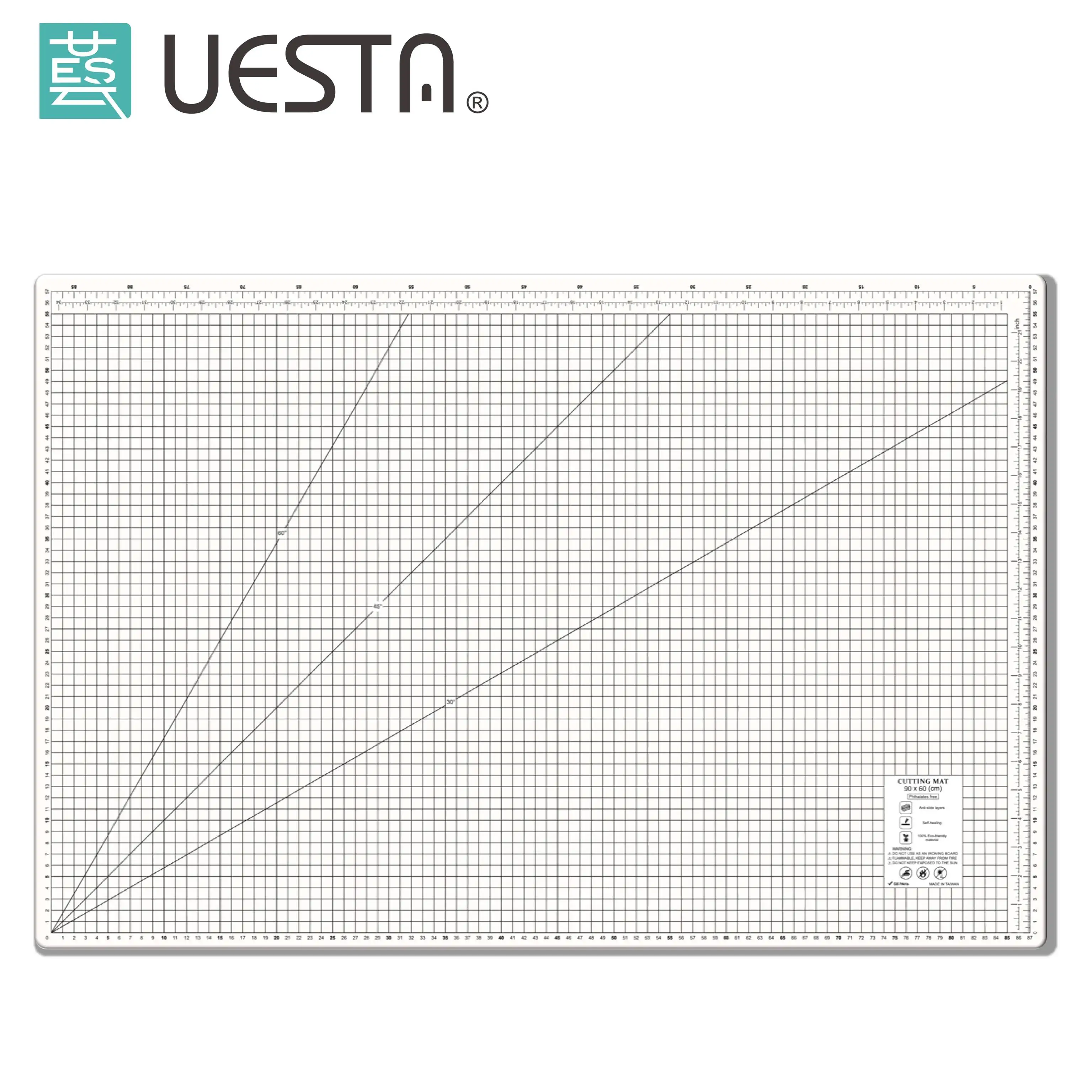 A1 размер UESTA 90x60 см сетки Экологичные самовосhealing вающиеся коврики для резки