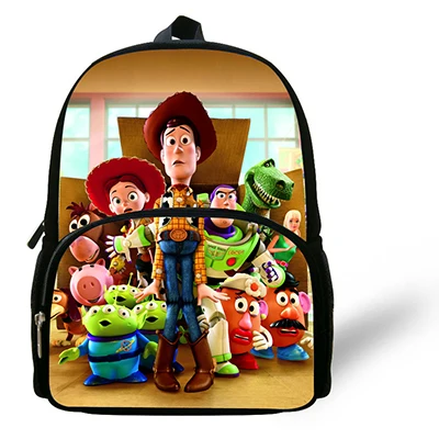 12-дюймовый Mochila школьный детский рюкзак «История игрушек», «школьные ранцы для мальчиков Вуди из мультфильма Раундап рюкзак для детей От 1 до 6 лет