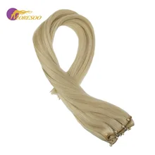 Moresoo, бразильские человеческие волосы, платиновый блонд, цвет#60, машинные волосы remy, волосы на микро-петлях, уток 50-70 г, пряди для наращивания