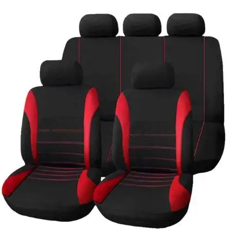 

Universal Seat Covers Full Car Seat Cover Universal Fit Interior Accessories Protector Color Gray Car-Styling