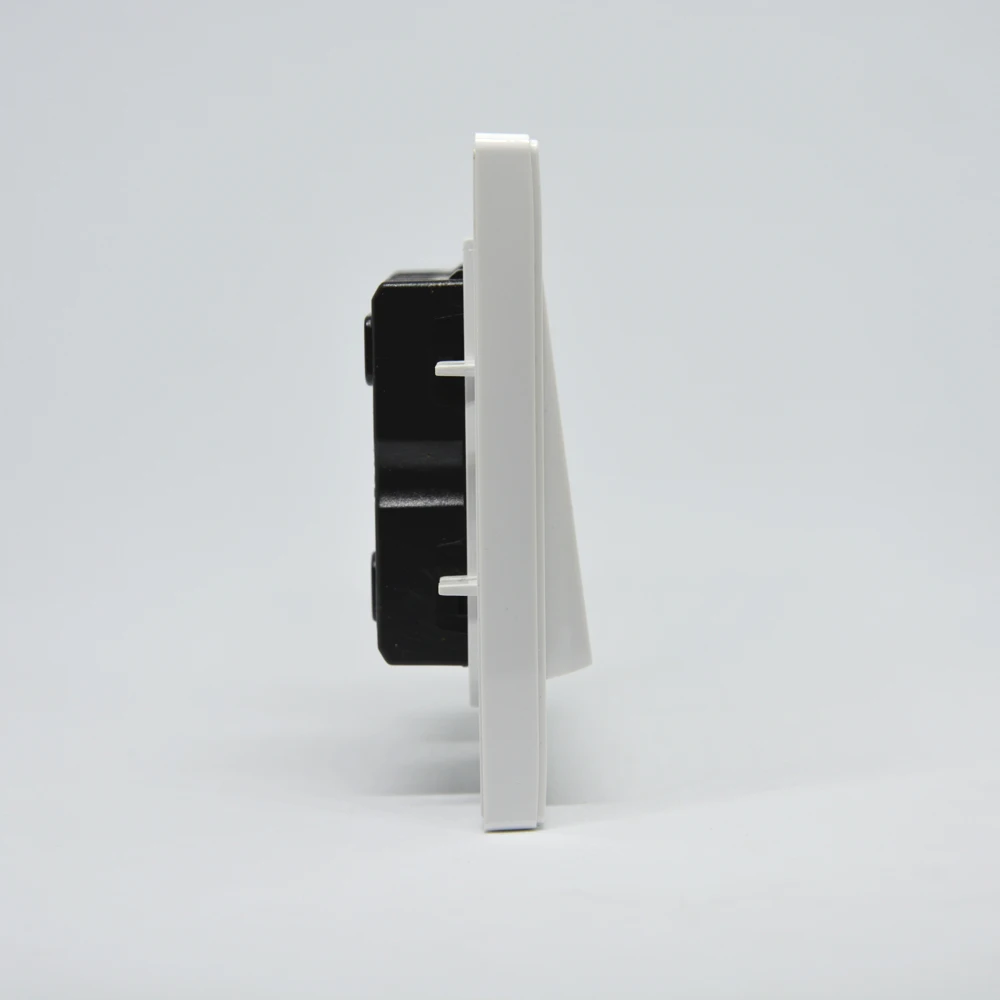 10Pcs Wall Mounted 86mm Door Access Control System Exit Button Release Switch 2 in 1 Panel NO to NC Signal Lamp Switch 10A
