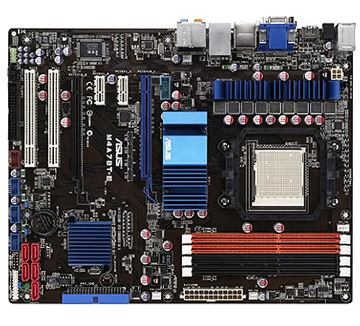 Разъем AM2 для ASUS M4A78T-E, оригинальная материнская плата 790FX DDR2 USB2.0 SATA2