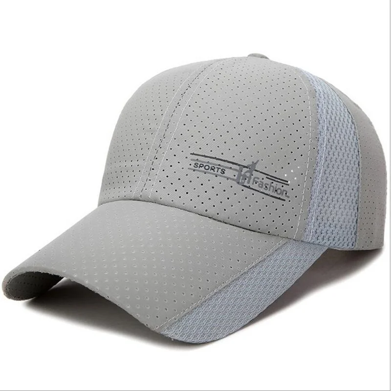 Летняя быстросохнущая дышащая бейсбольная кепка, сетчатая, солнцезащитная, спортивный головной убор, легкий, для охоты, бега, рыбалки, УФ, для мужчин, женщин, gorras bone