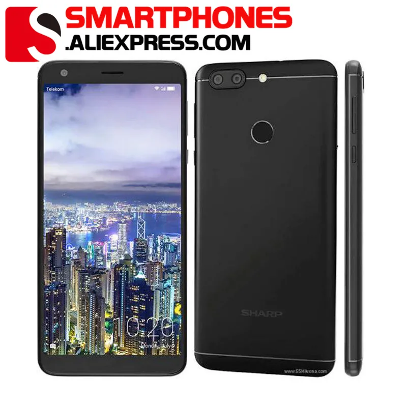 

SHARP B10 mobile phone Android 7.0 3GB RAM 32GB ROM 5.7inch Octa core MT6750T Fingerprint 4000mAh Smartphone