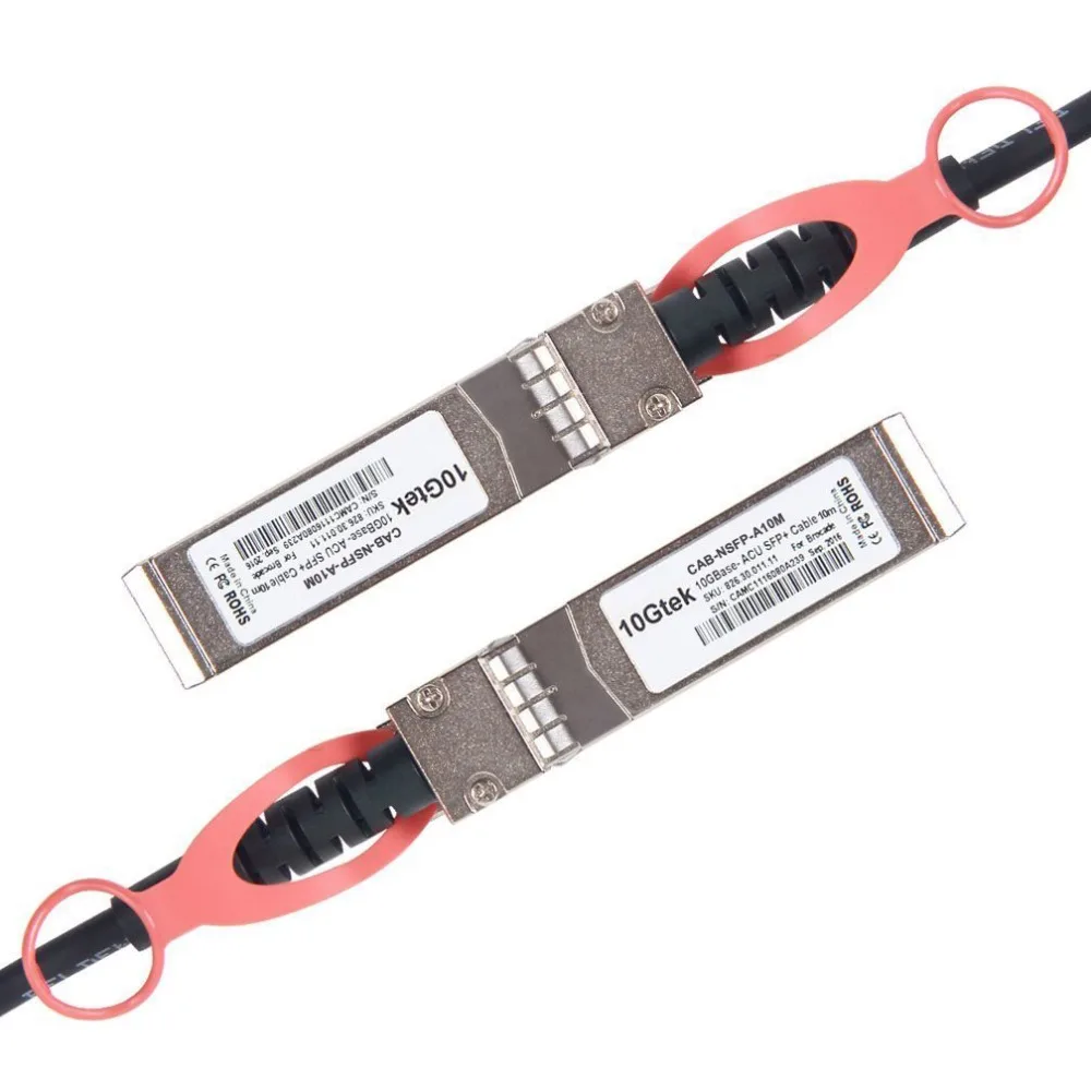 10Gtek для SFP-H10GB-ACU10M 10G SFP+ DAC Cable-10GBase-CR 10M активный прямой прикрепить медь Twinax SFP+ кабель, 28AWG